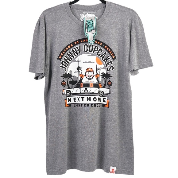 NEW Johnny Cupcakes NextHome Welcome To Las Vegas Nevada 2019 Tee Shirt Medium - Picture 3 of 10